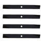 4 Pack 21 Length Mulching Blade Fits Craftsman 134149 Riding Lawn Tractor Mower"