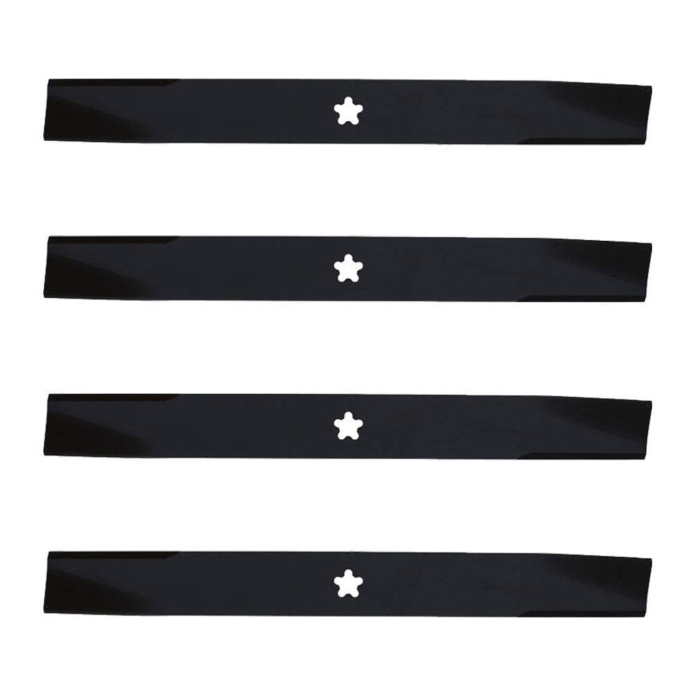4 Pack 21 Length Mulching Blade Fits Craftsman 134149 Riding Lawn Tractor Mower"