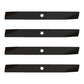 Set of (4) 134149 Heavy Duty Blades 42" Cut Fits Sears Fits Craftsman Lawn Mower