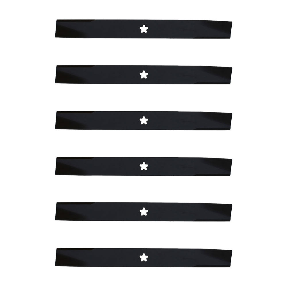 Qty 6: Heavy Duty Blades Fits Husqvarna Replaces 532134149