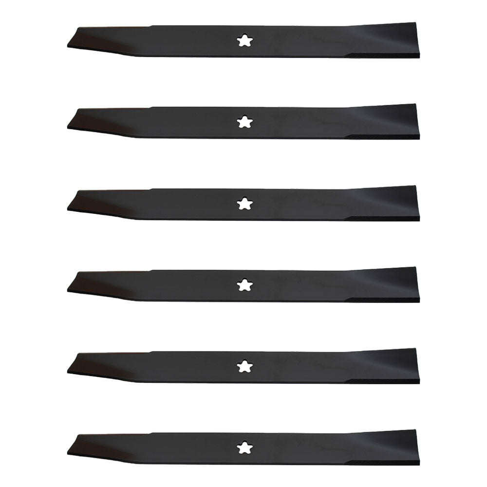 Qty 6: Heavy Duty Blades Fits Husqvarna Replaces 532134149