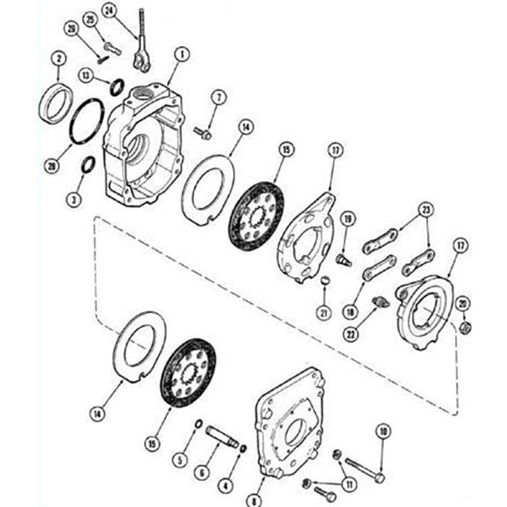 A52253 Brake Disc (Metallic) Fits With Fits Case Various Models