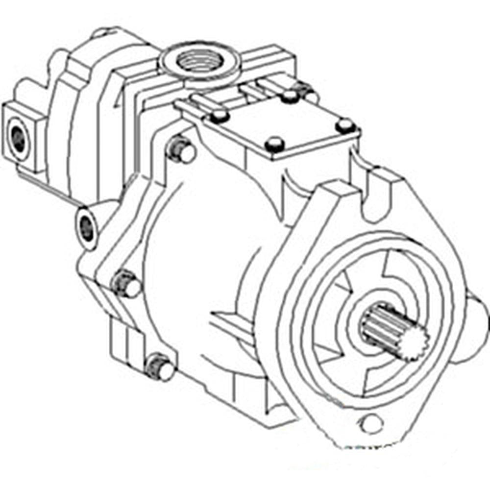 1346425C1 Pump Hydraulic w Gear Pump Reman Fits Case IH 1896 2090 2094 2096 2290