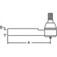 E-137048A1 RH Tie Rod End Fits Case IH / McCormick CX90, CX80, CX60, CX100, +++
