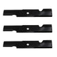 13788 423029 Set of 3 High Lift Blades Length 14-1/4" Each Fits Encore Mowers