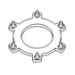 139018C3 Shift Clutch Backing Plate Fits Case-IH Tractor Models 5088