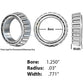 Bearing Cone Fits Case/International Harvester Replaces 14124-TIM