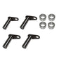 6K-4148 & 142-9091 Bucket Flag Pin and Bearing Set Fits Caterpillar 262C 287 246