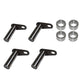 6K-4148 & 142-9091 Bucket Flag Pin and Bearing Set Fits Caterpillar 262C 287 246