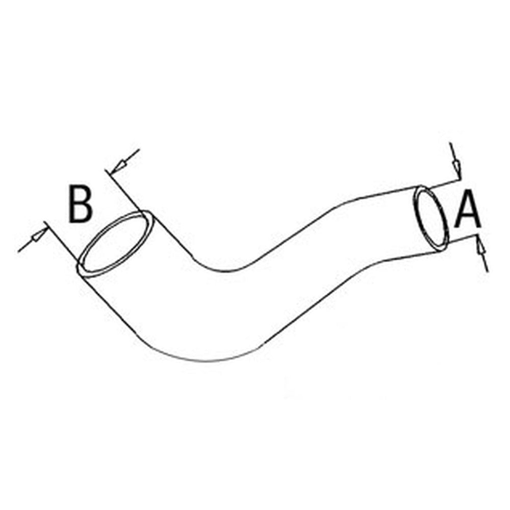 A-1438669R1 Upper Radiator Hose - Fits Case IH Tractors 274, 284