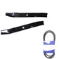 Deck Belt and Multch Blade Kit for AYP Fits Craftsman 42" Lawn Tractor