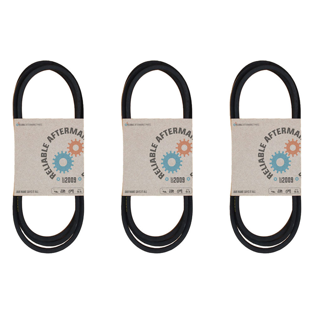 Qty 3: Deck Belts Fits Ariens Replaces 21547026