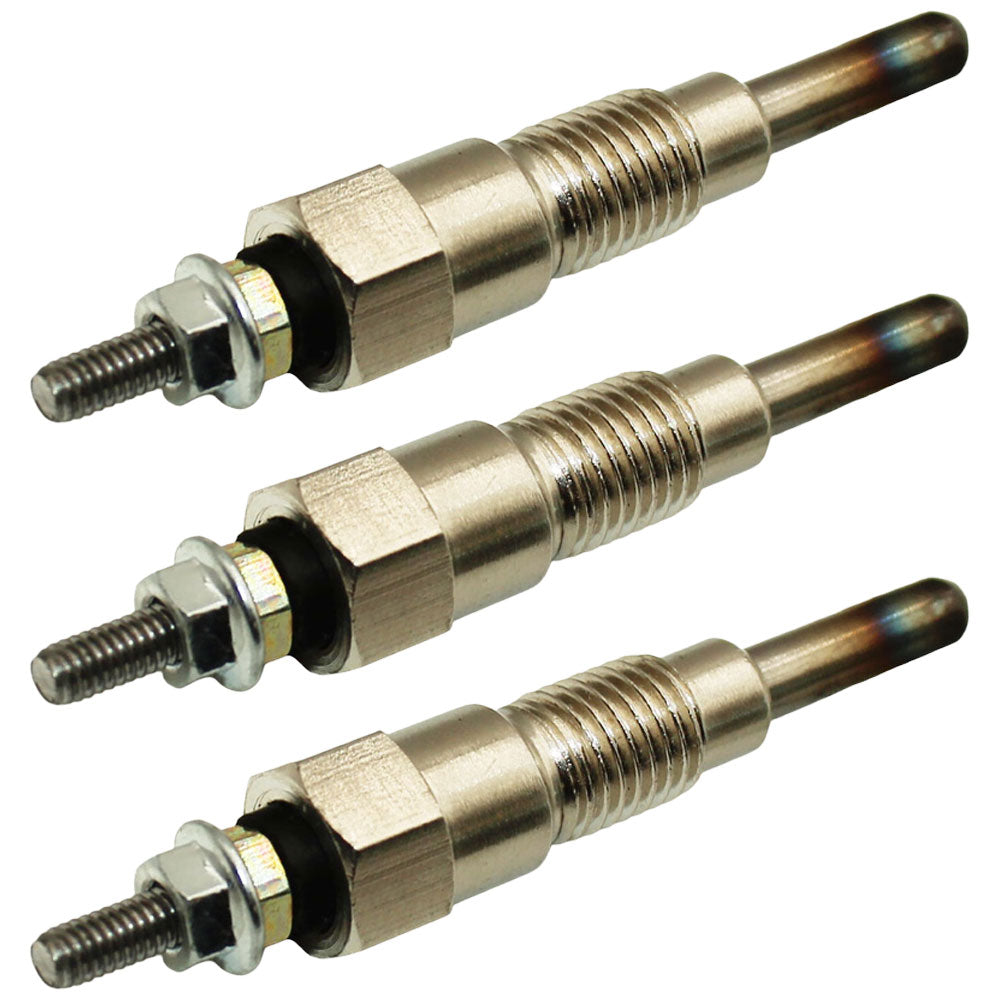 15521-65512 3 Glow Plugs Fits Kubota L2202 L2402 L2602 L2802 L3202 L4202 M4950