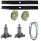LAWN MOWER DECK PARTS REBUILD KIT 144959 134149 Fits Craftsman LT1000 42"