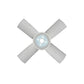1553174110 Fan 4 Blades Fits Kubota Tractors B20 B5200D B5200E B6200D B6200E