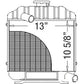 Radiator Fits Kubota Replaces 15553-72060