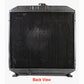 219815 Tractor Radiator - 16 3/4 x 19 1/2 x 2 1/2 Fits Kubota