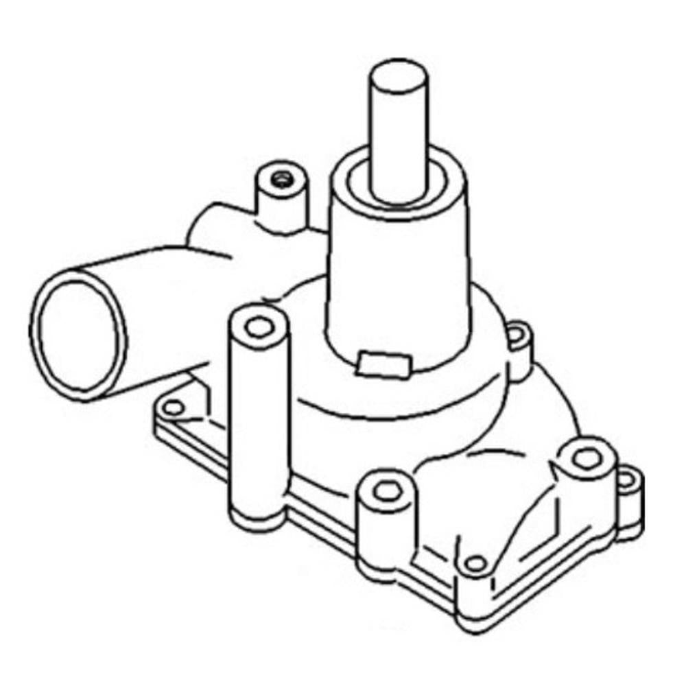 New Water Pump for Oliver 1750, 1755 157069AS, 159925AS, 162095AS, 164030AS