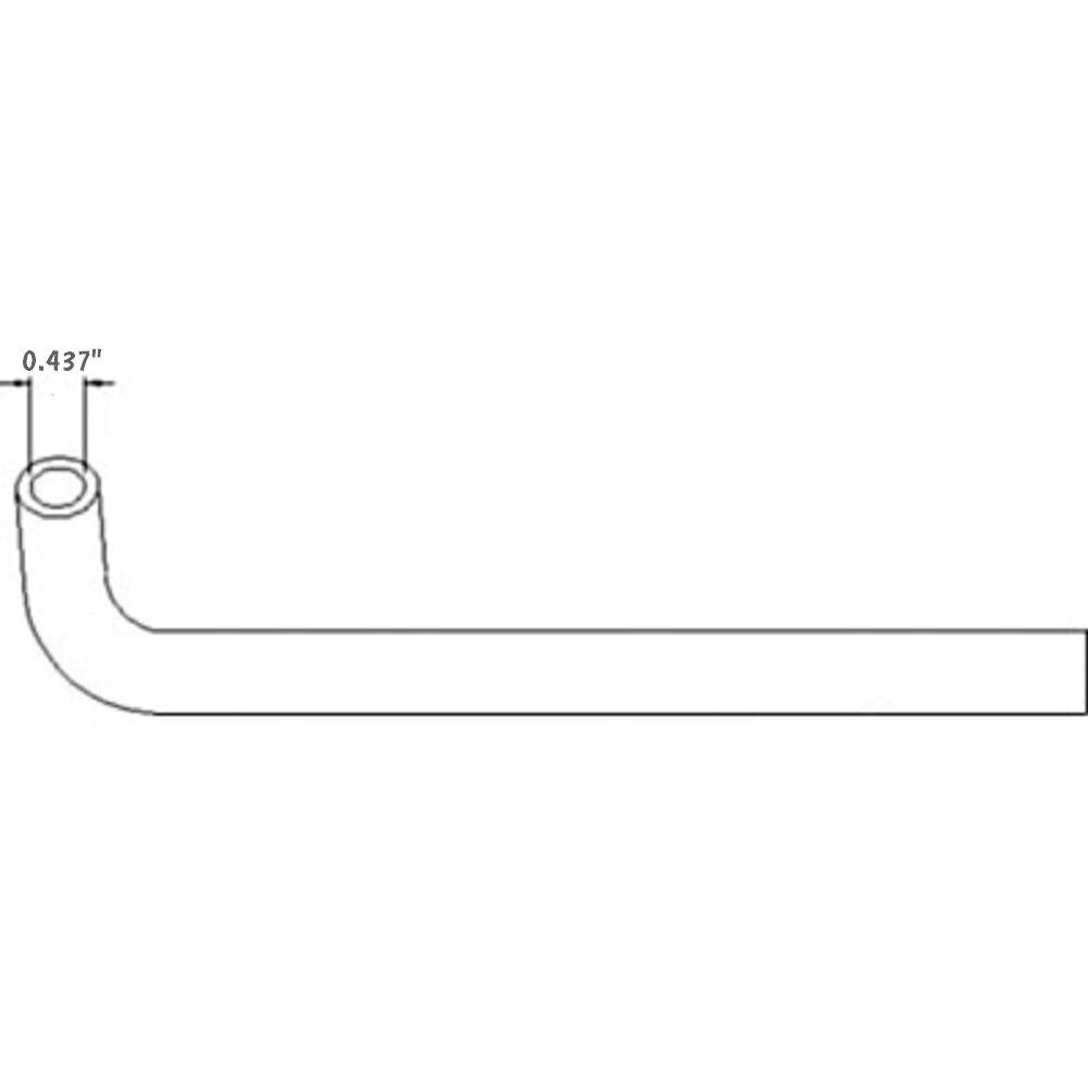 Drain Hose Fits Kubota Models B20, B5200,  B6200, B7200, B8200, B9200