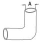 Radiator Hose - Upper fits White 2-70 fits Oliver 1600 1650 1655 157434A