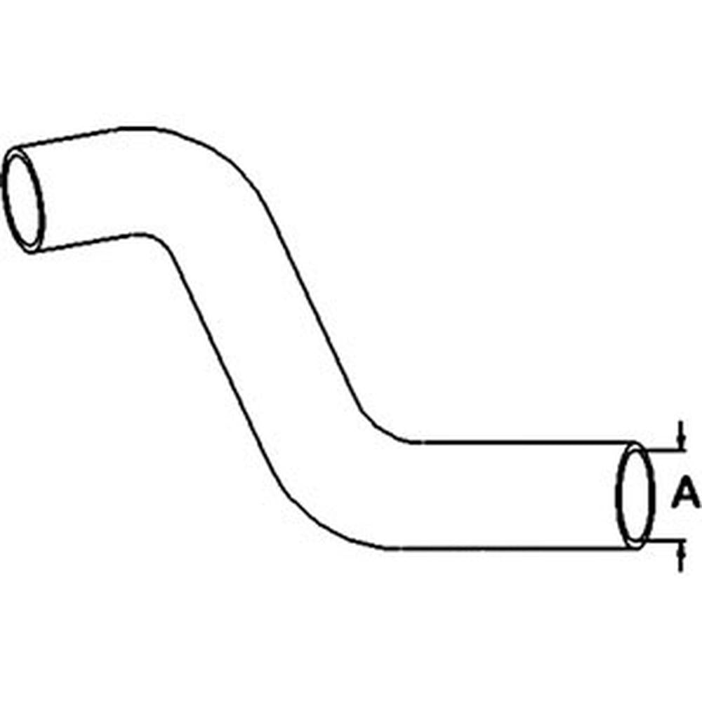 Upper Radiator Hose Fits 1850 Rowcrop 158600A 158600A-A