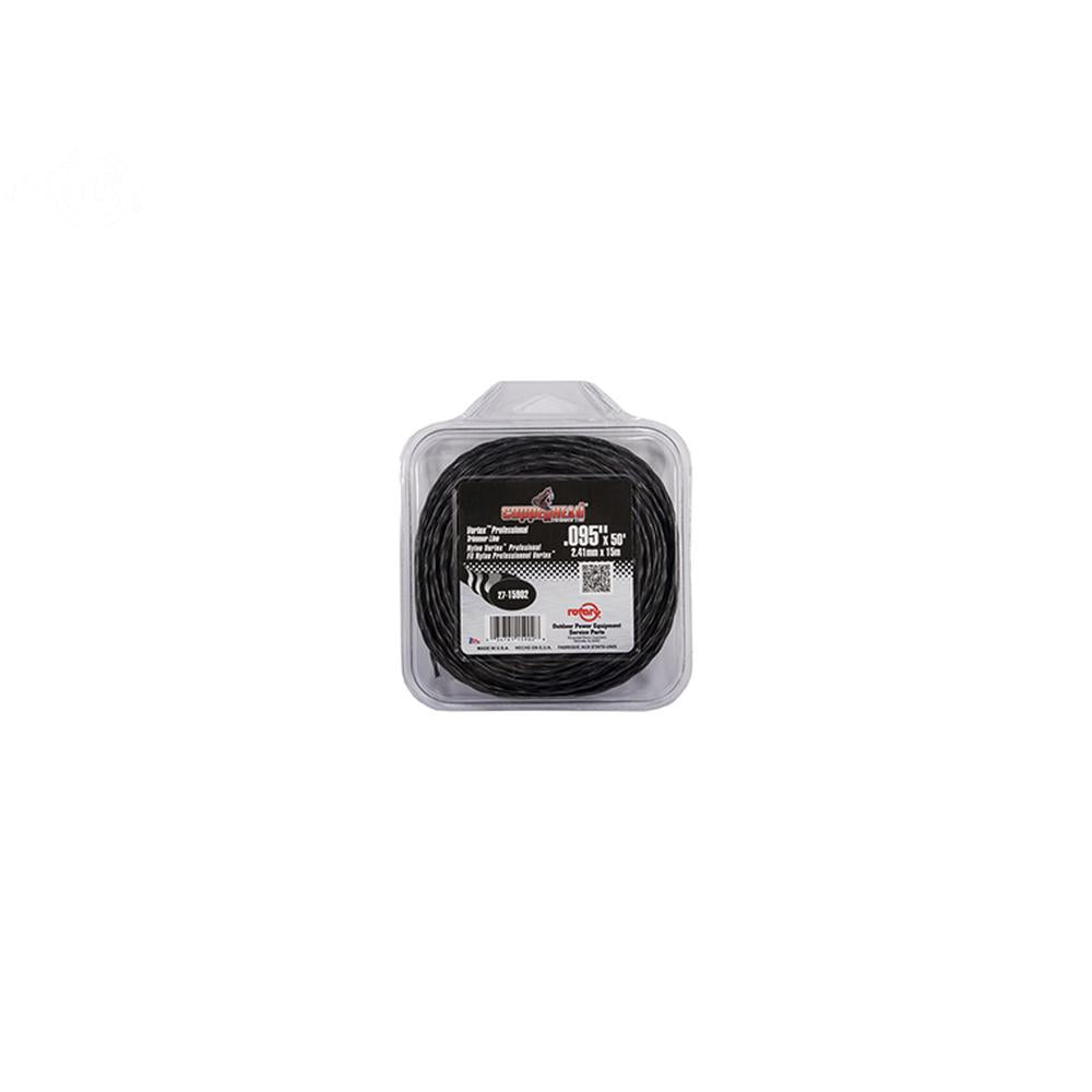Rotary 15902 Black Vortex Trimmer Line .095 x 50'"