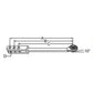 S.70512 Leveling box Rod, LH Fits Kubota
