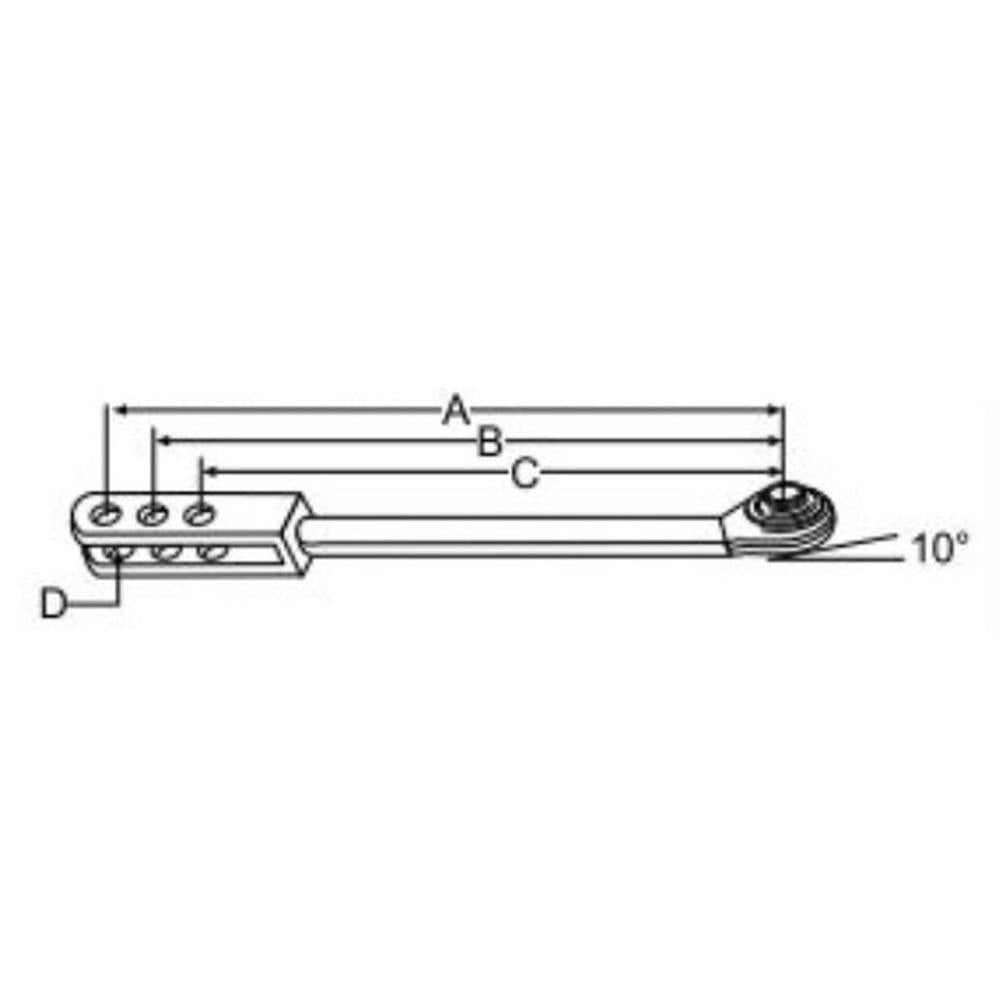 S.70512 Leveling box Rod, LH Fits Kubota
