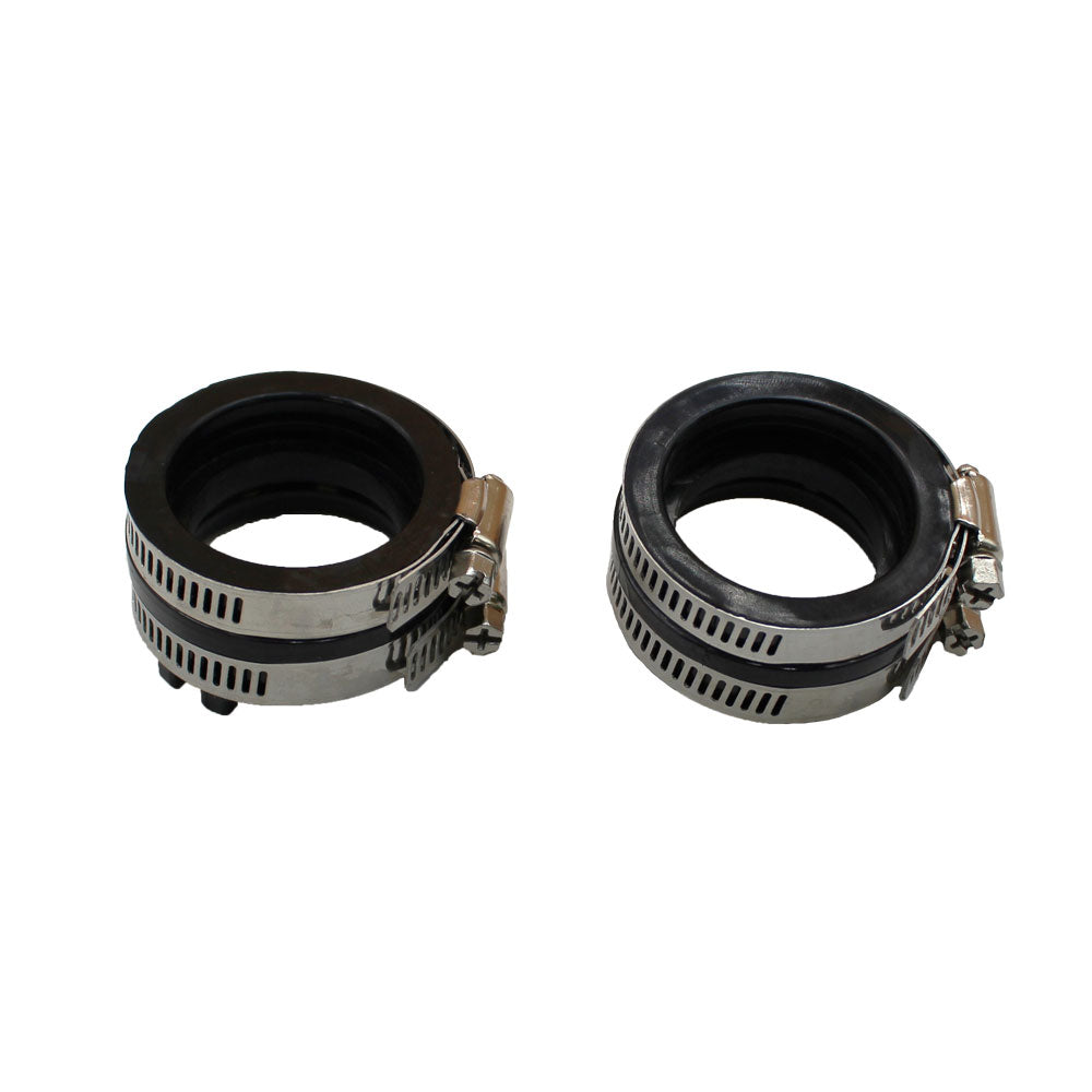 Two (2) Carburetor Intake Boots w/ Clamps Fits Kawasaki Brute Force 750 Models