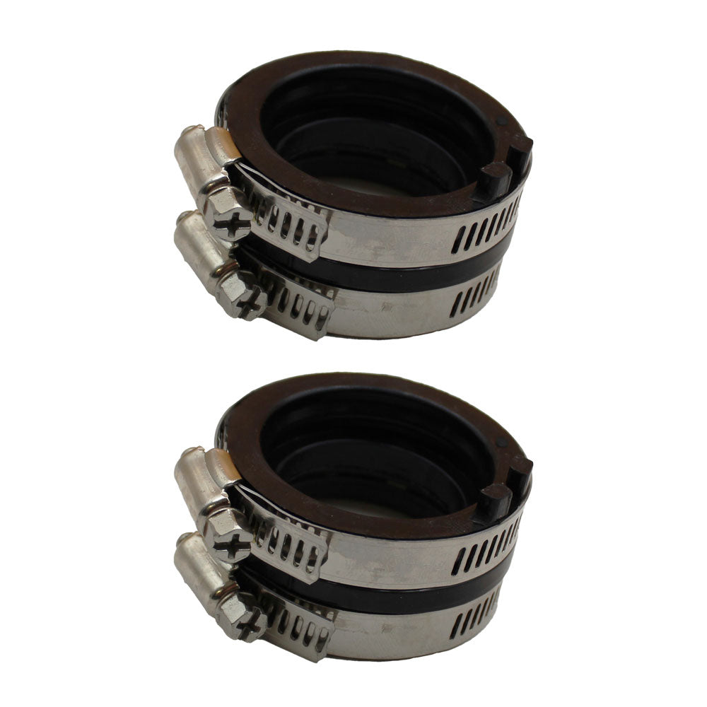 Two (2) Carburetor Intake Boots w/ Clamps Fits Kawasaki Brute Force 750 Models