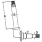 161340A Spindle Right or Left Hand for Oilver 1550 1555 1655 1750 ++ Tractors