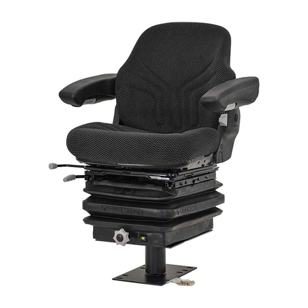 164-1203 Cloth Suspension Seat Assembly w/ Armrests Fits Caterpillar 438D 446D