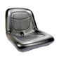 16500 HIGH BACK SEAT 15" BLACK PVC VINYL