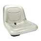 16502 HIGH BACK SEAT 15" GRAY PVC VINYL
