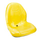 16504 HIGH BACK SEAT 20" YELLOW PVC VINYL