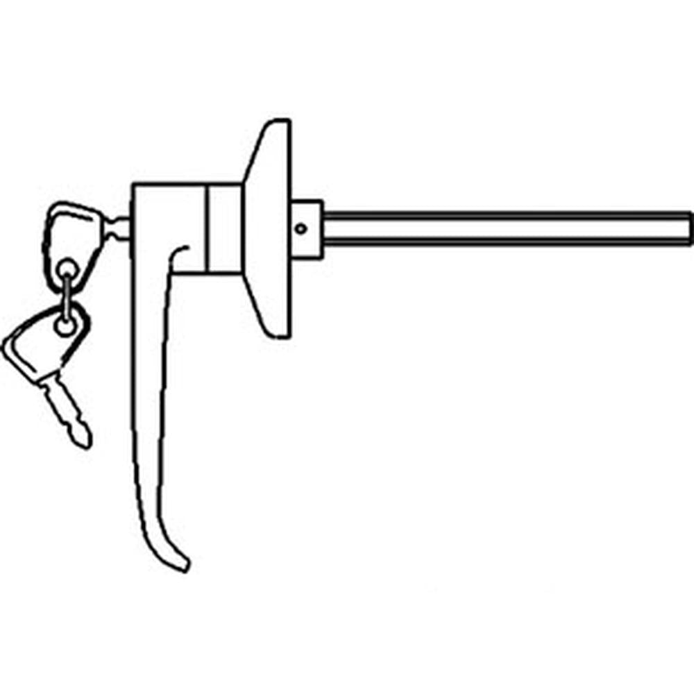 Locking Door Handle Fits Case/International Harvester Replaces 3109662R1