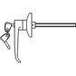 Locking Door Handle Fits JCB Replaces 15209400