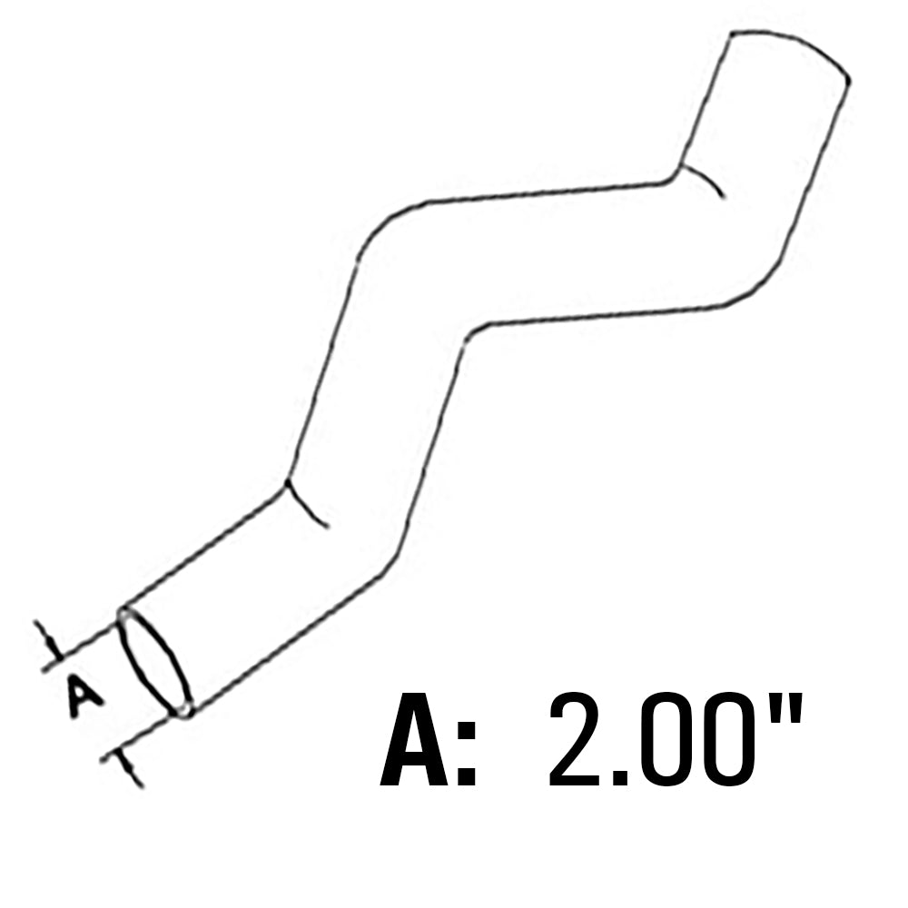 1672724M1: Air Cleaner Hose (x1) Fits Massey Ferguson 231 240P