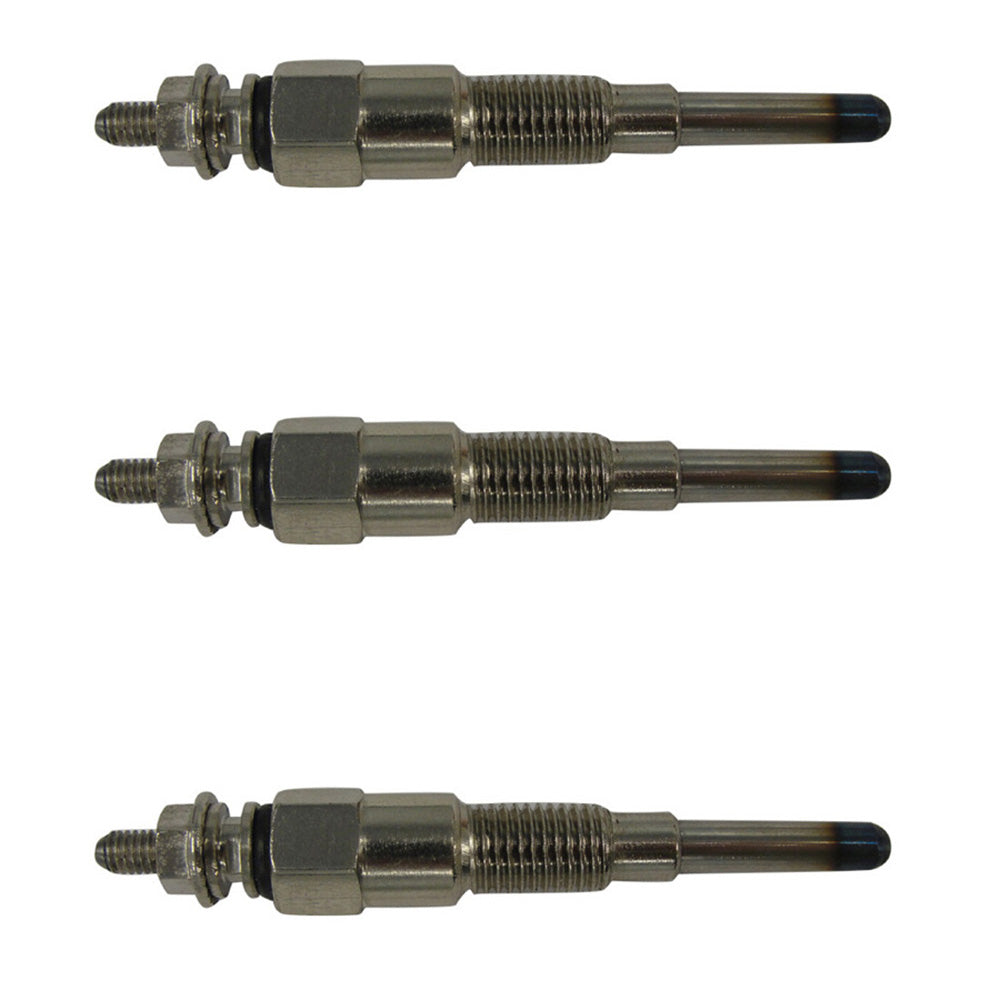 3 GLOW PLUGS Fits Kubota B2100HSD B2100HSE B2400D B2400E B2400HSD B2400HSE