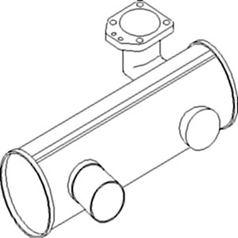 Muffler Fits 390 390T 393 398 1217-2345 1217-2345-A 1694963M5 1694963M5-A