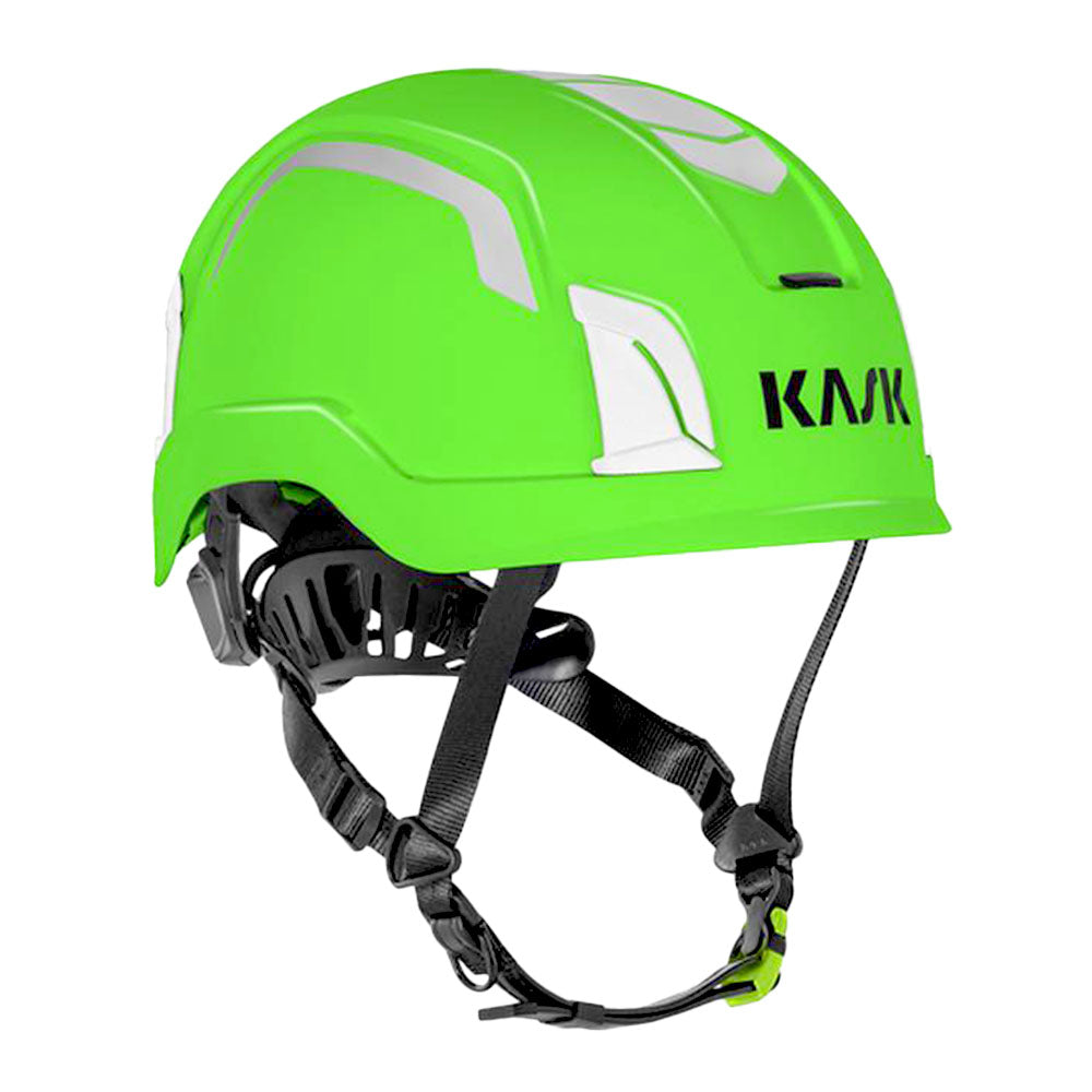 16955 ZENITH X HI VIZ SAFETY HELMET GREEN
