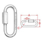 16986 QUICK LINK OVAL LONG 4.15"