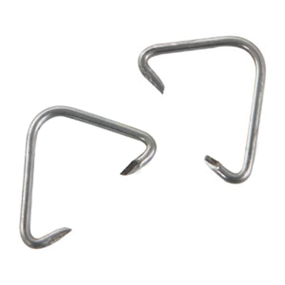 1701400 # 4 Galvanized Round Hook with Pins for Baler Belt Fasteners