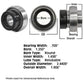 Re-Lubri Fits CATable Spherical Ball Bearing w/ Collar 470743R1 G1103KRRB3-I F51