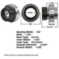 170409 New Tractor Spherical Relubricatable Ball Bearing w/ Collar F51085 K2575