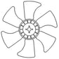 17362-74110 Aftermarket 6 BLD Fan For Kubota L2650 L2900 L2950 L3250 L3250DT