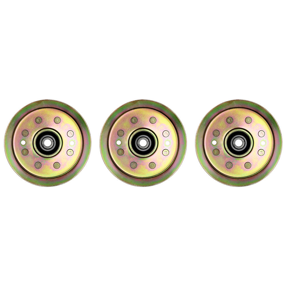 Qty 3: Flat Idler Pulleys Fits Murray Replaces 1736540YP_x3
