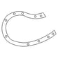 Timing Gear Cover Gasket 1750274M1 Fits Massey Ferguson Continental Gas Engines