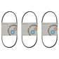 Qty 3: Timing Belt Fits Universal Products Replaces 176XL037
