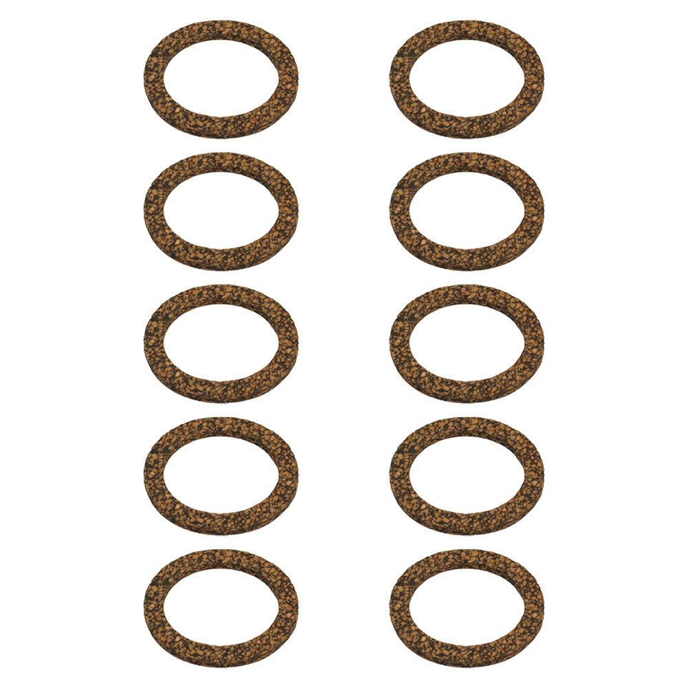 Qty 10: Sediment Bowl Gasket (Cork) Fits Massey Ferguson Replaces 180060M1